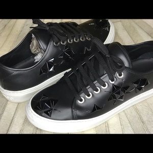 Jimmi choo, leather sneakers